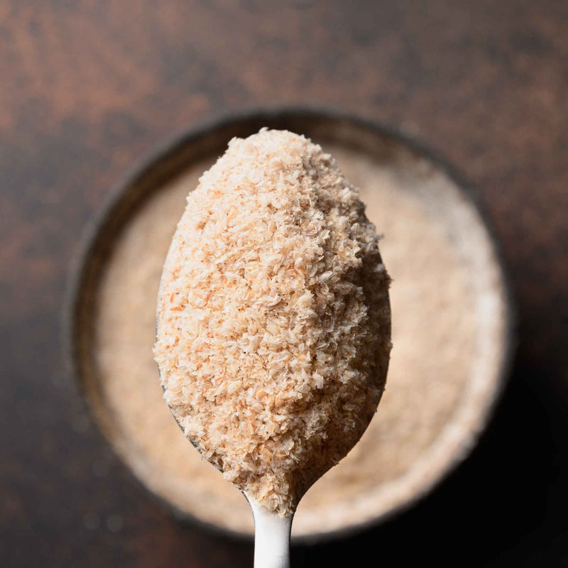Psyllium blond bio en téguments de Plantes-et-Recettes, utilisé traditionnellement pour le confort digestif et en cuisine comme liant naturel sans gluten