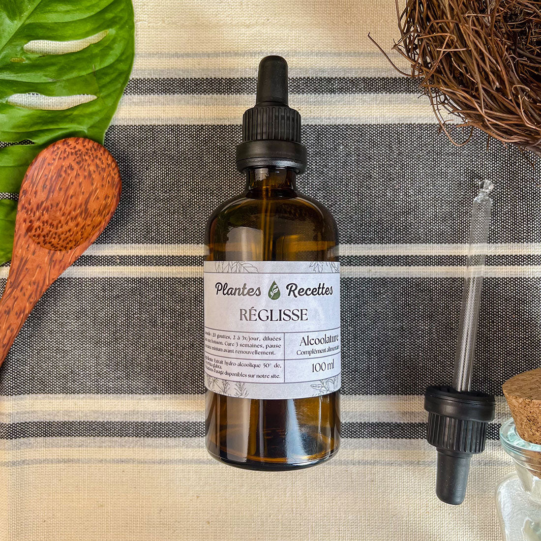 Alcoolature de Réglisse BIO - Extrait concentré de racines