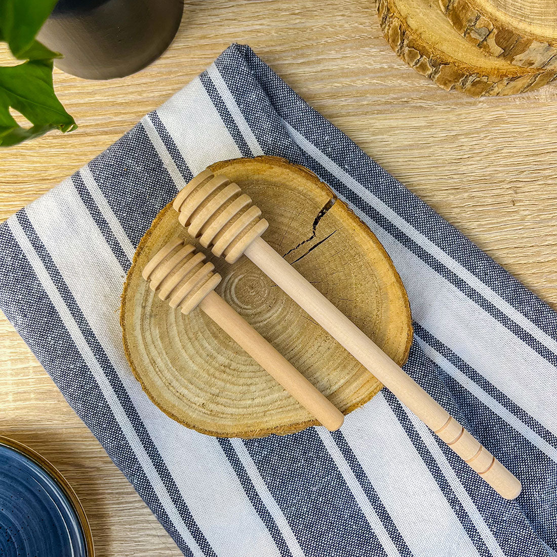 Cuillère à Miel en Bois - Format compact idéal pour doser sans gouttes