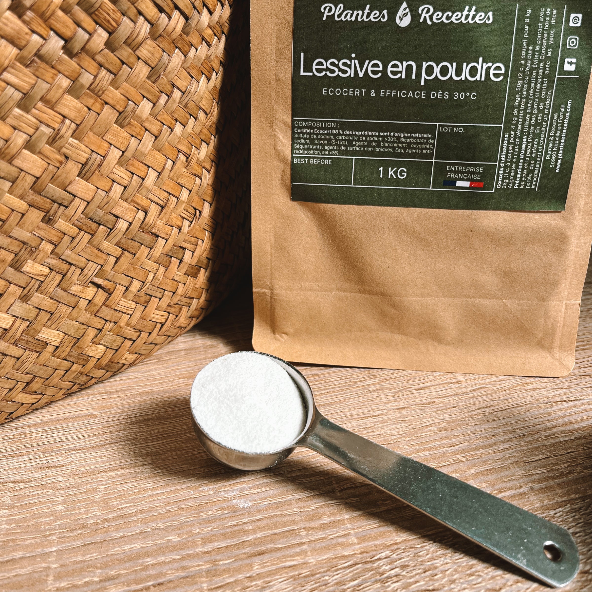 Lessive en poudre ecocert pour comparaison avec les autres lessives naturelles