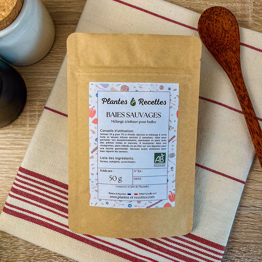 Mélange Baies Sauvages pour huile infusée – Arômes fruités et boisés