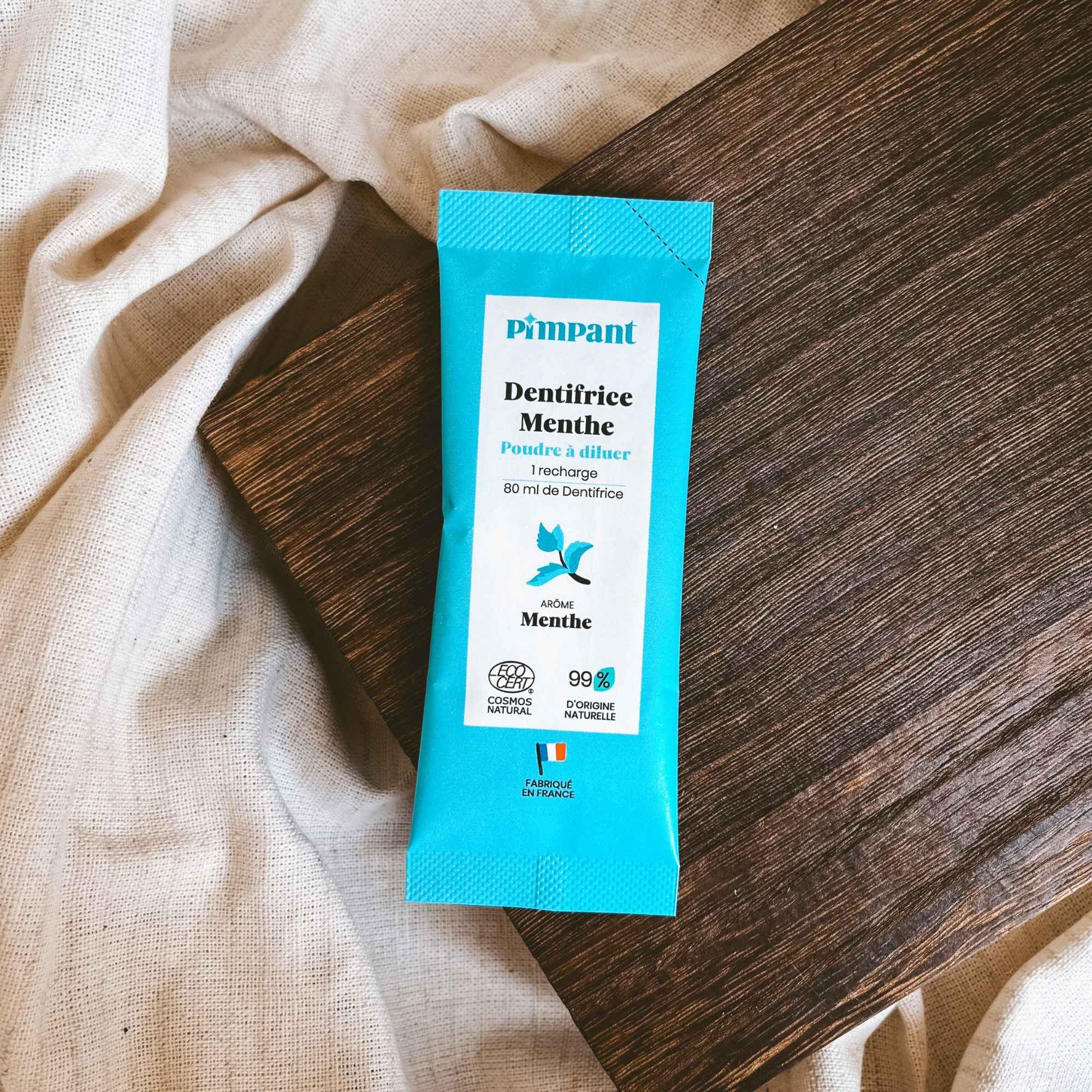 Dentifrice frais à la menthe vendu par Plantes & Recettes.
