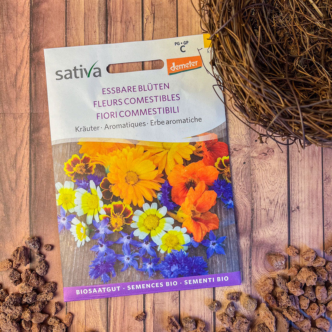 Semences Bio de Fleurs Comestibles – Couleurs et Saveurs pour la Cuisine