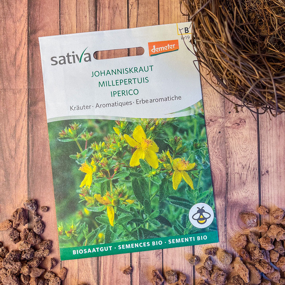 Semences Bio de Millepertuis – Fleurs Jaunes et Plante Rustique