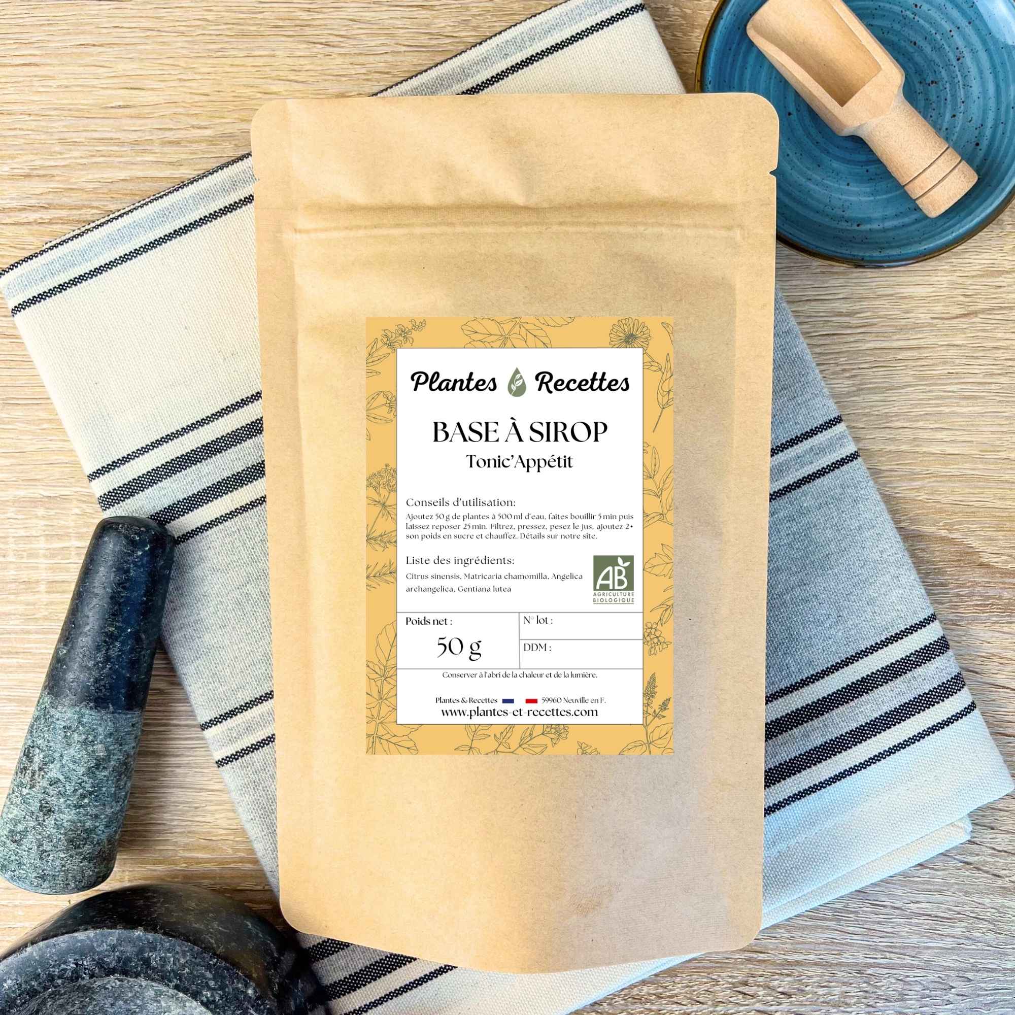 Tonic’Appétit - Sirop artisanal infusé – Plantes & Recettes