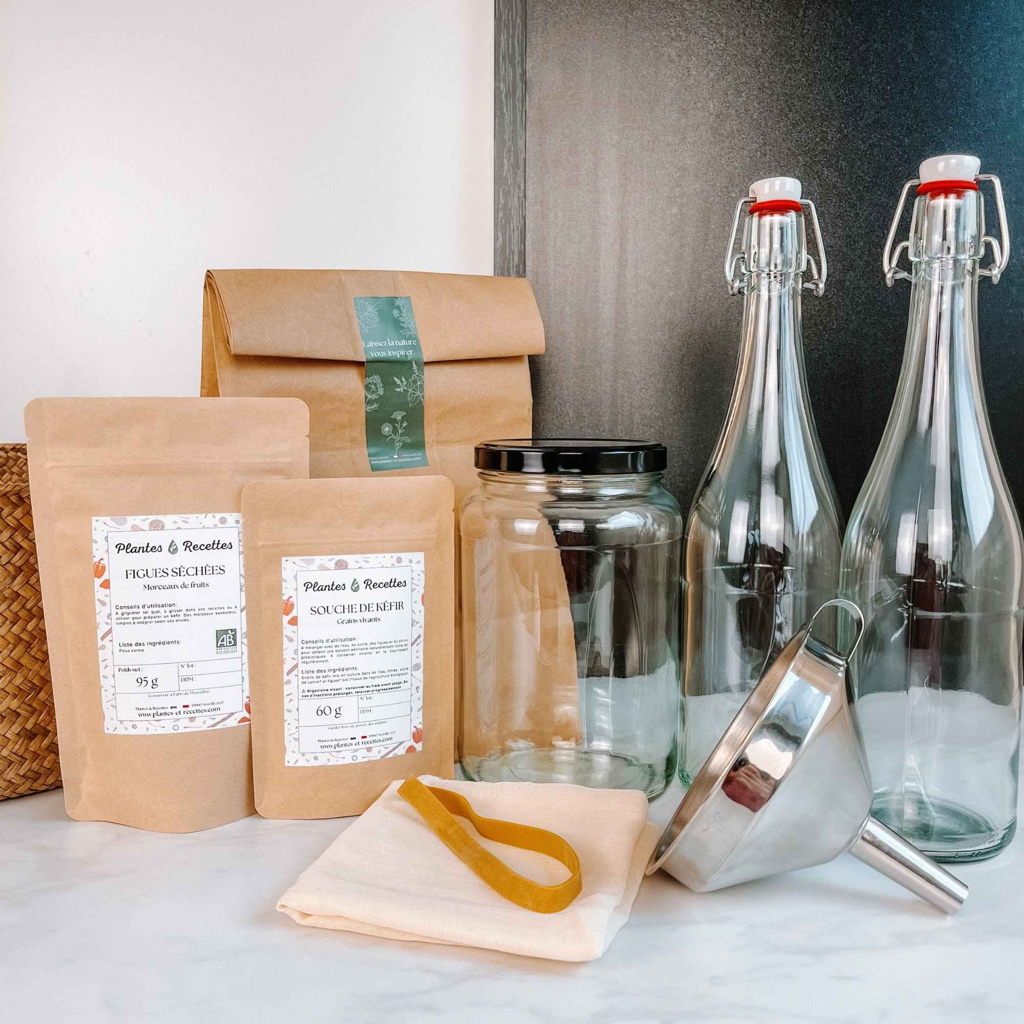 Coffret recette pour réaliser son Kéfir maison – Plantes et Recettes