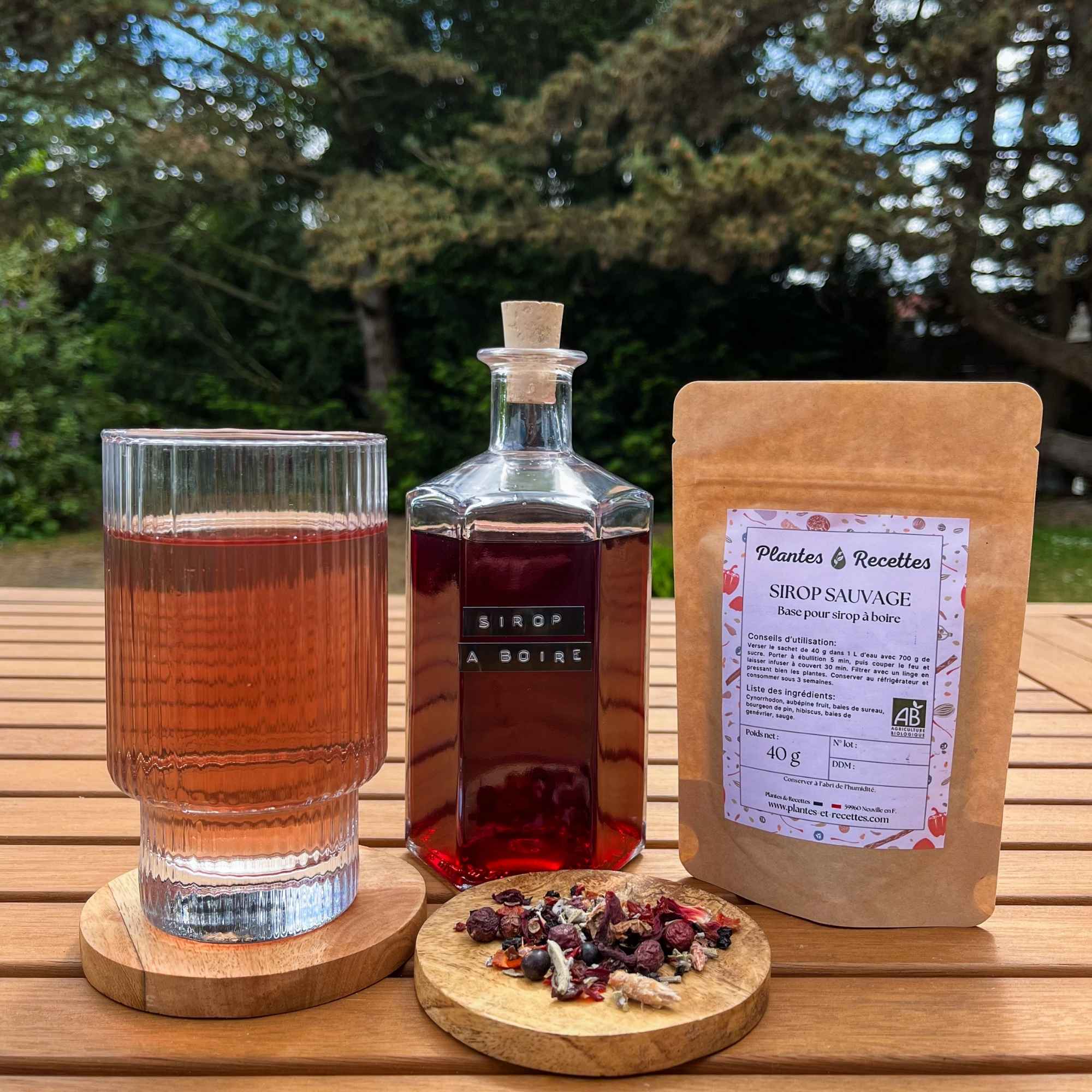 Kit recette complet pour fabriquer son sirop naturel bio à la maison