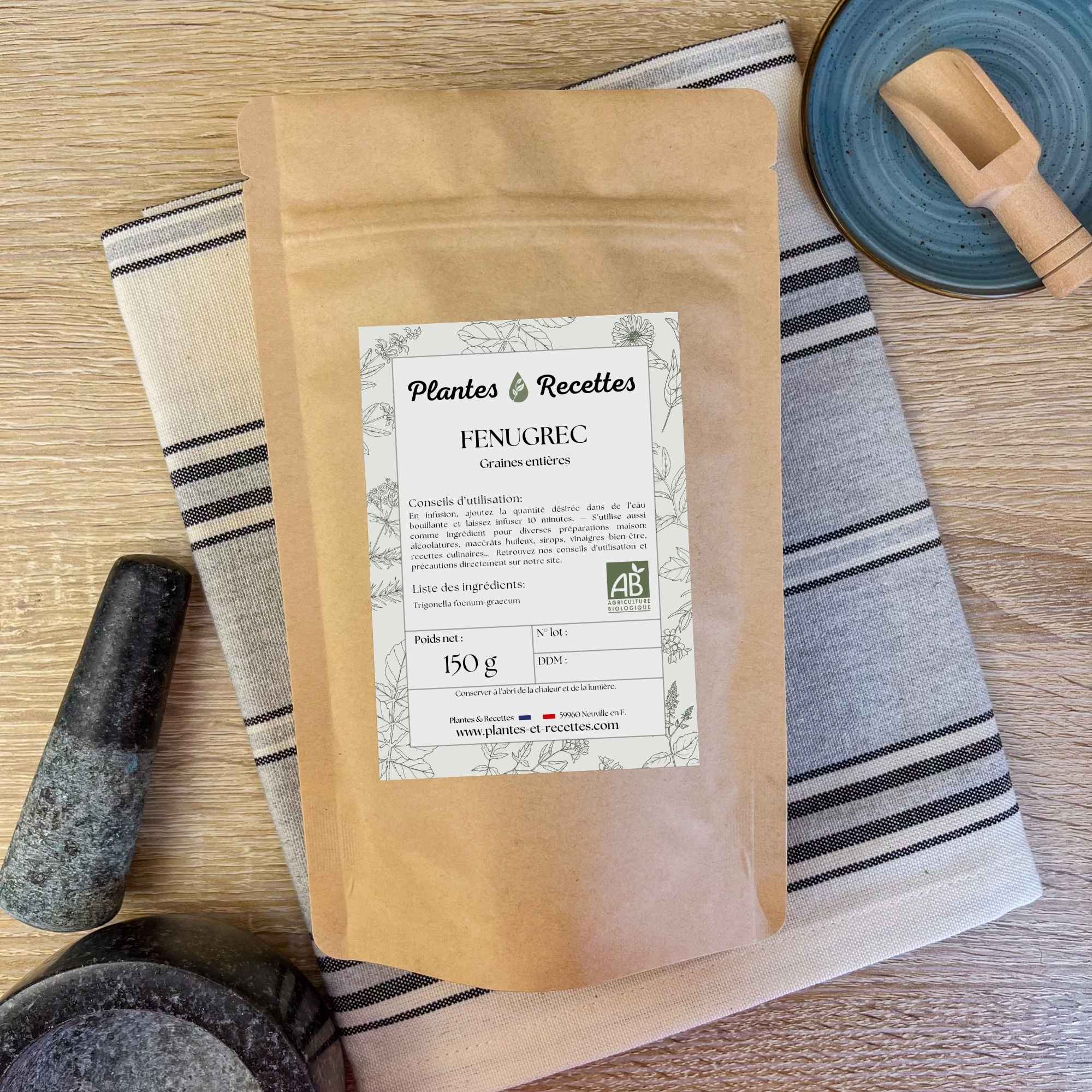Graines de fenugrec pour infusion et usage herboriste â Plantes et Recettes