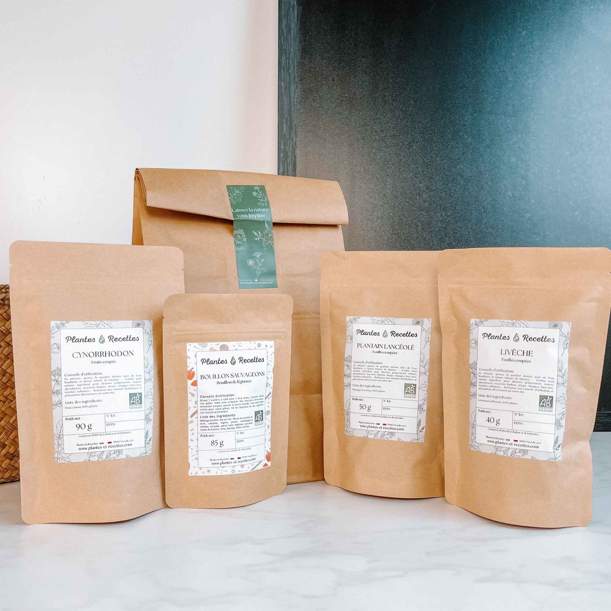 coffret 4 recettes avec les plantes sauvages - Plantes et Recettes