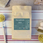 Nouille de Sodium Coco Sulfate (SCS), tensioactif naturel issu de la noix de coco, idéale pour fabriquer lessives et produits ménagers écologiques – Plantes & Recettes.
