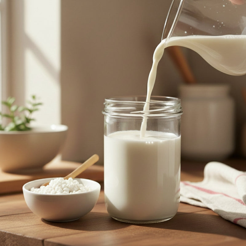 Recette du kéfir de lait maison