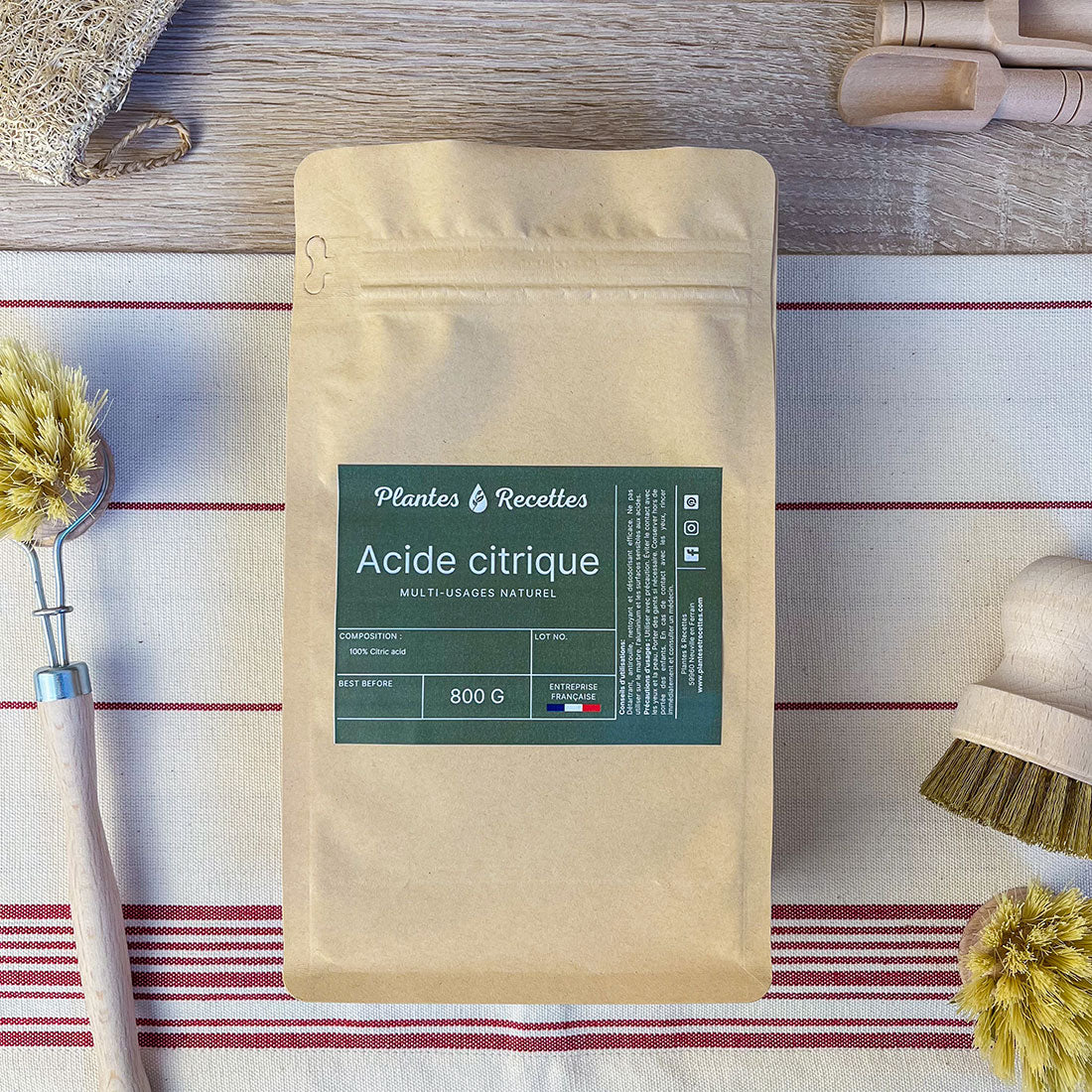 Acide Citrique en poudre - Détartrant et nettoyant écologique