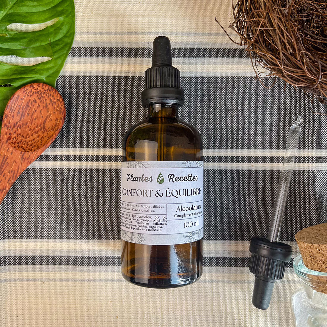 Alcoolature Confort & Équilibre BIO - Extrait concentré de plantes pour l’équilibre naturel