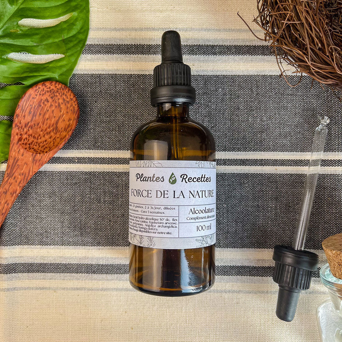 Alcoolature Force de la Nature BIO - Extrait concentré de plantes pour l’énergie et la vitalité