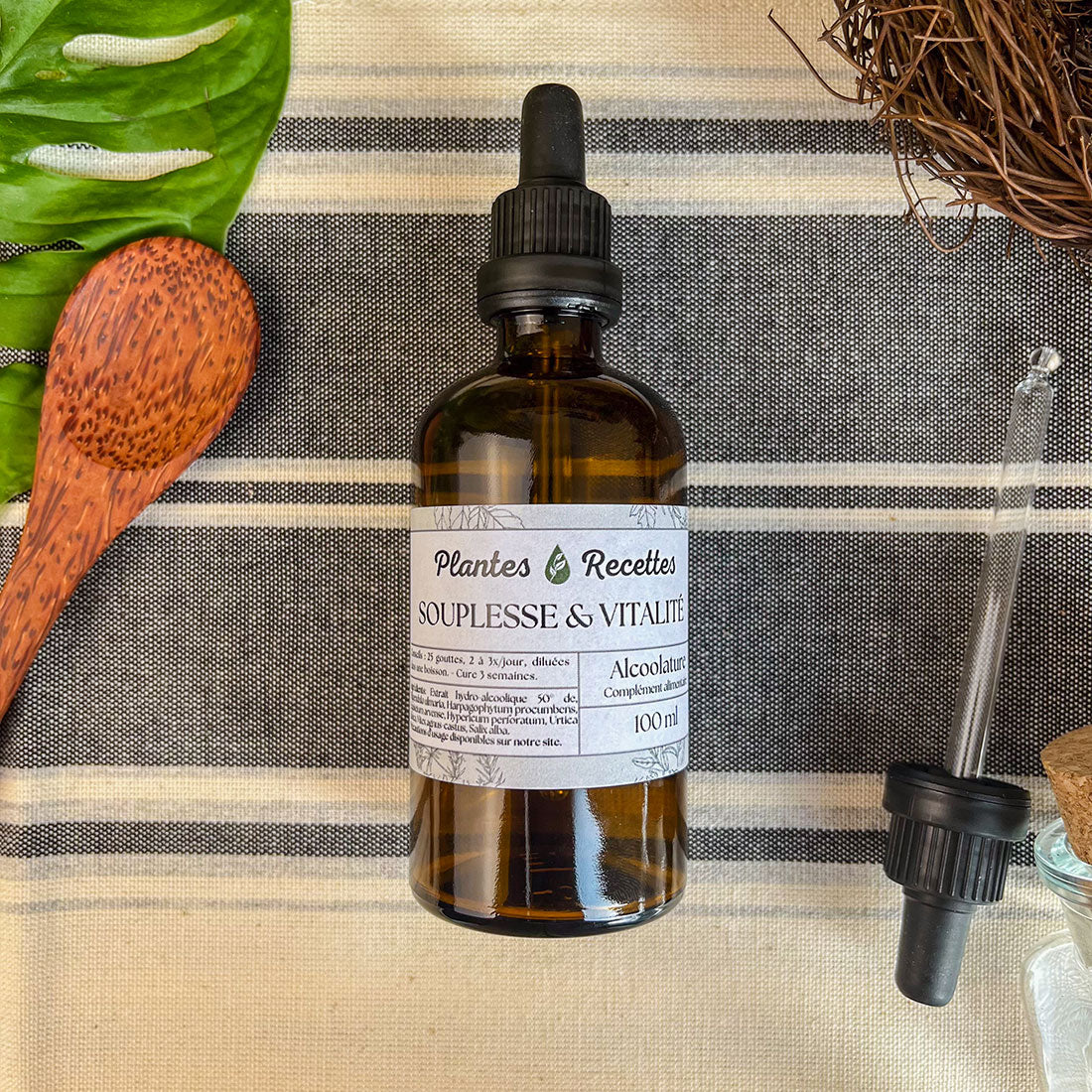 Alcoolature Souplesse & Vitalité BIO - Extrait concentré de plantes pour souplesse et bien-être articulaire