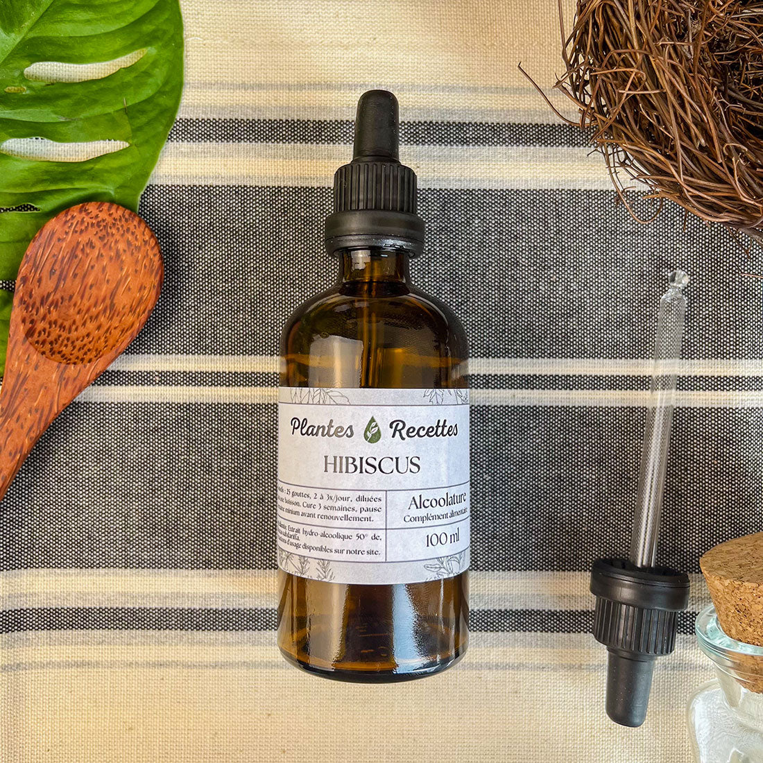 Alcoolature d'Hibiscus BIO - Extrait concentré de fleurs