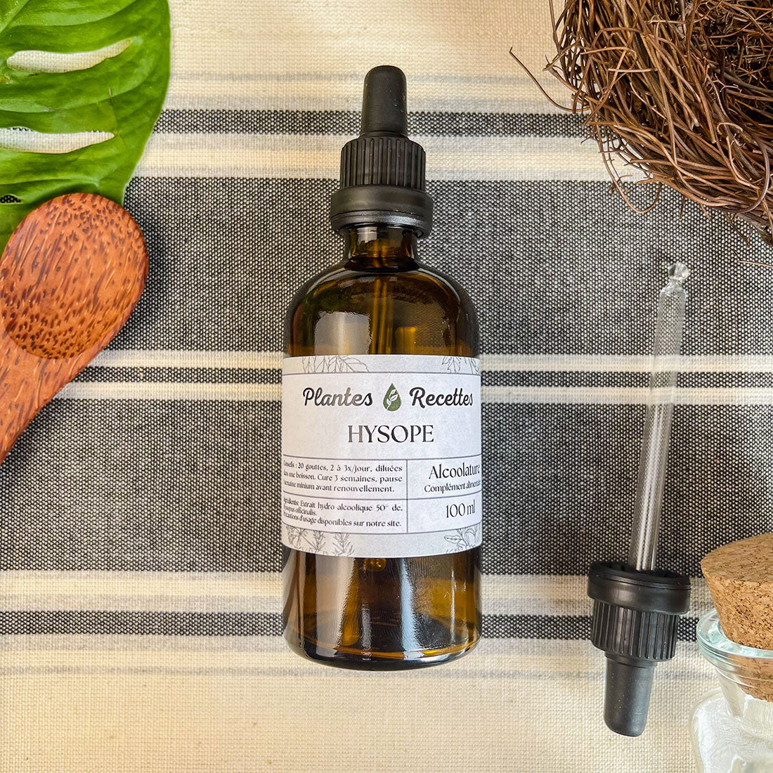 Alcoolature d'Hysope BIO - Extrait concentré de sommités fleuries