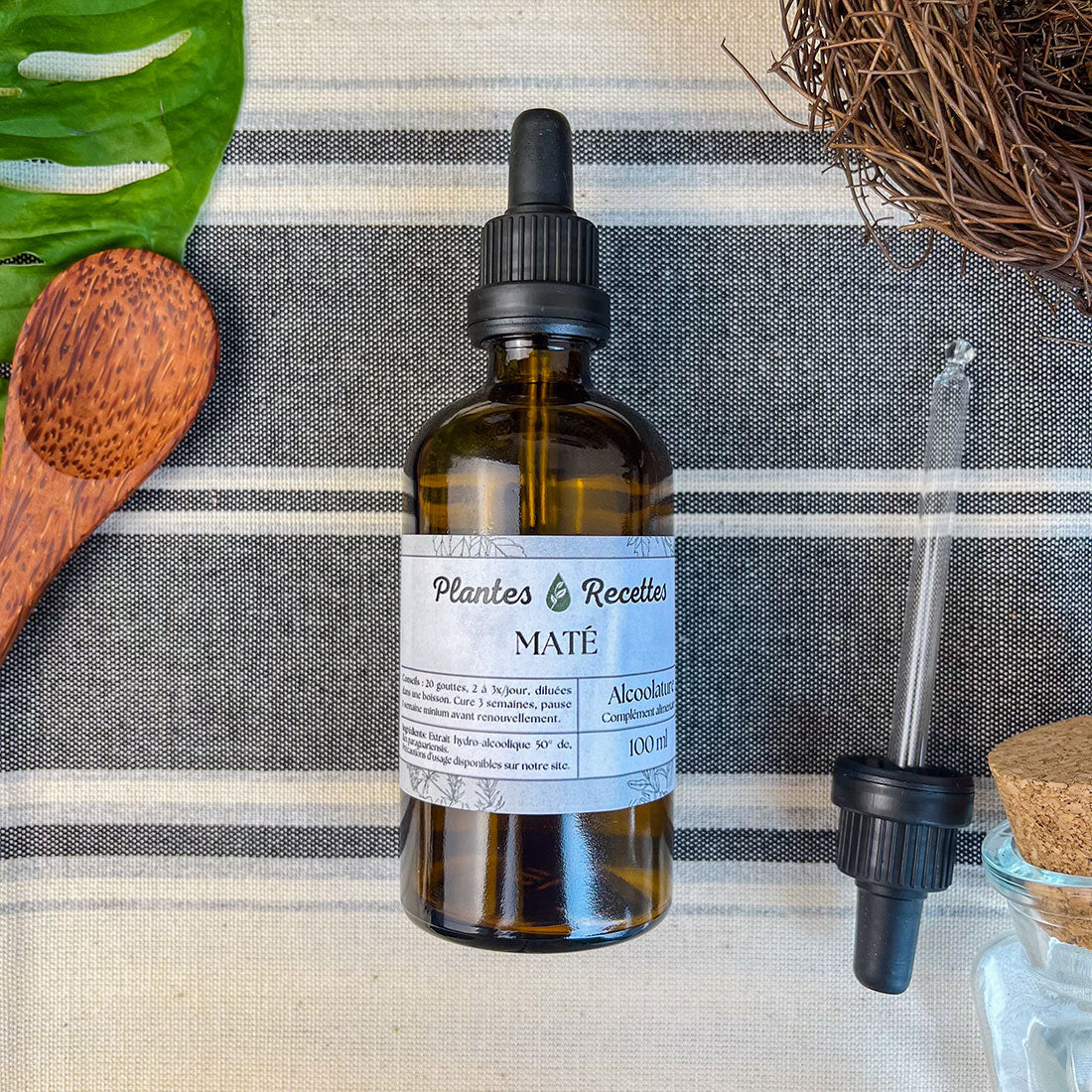 Alcoolature de Maté BIO - Extrait concentré de feuilles