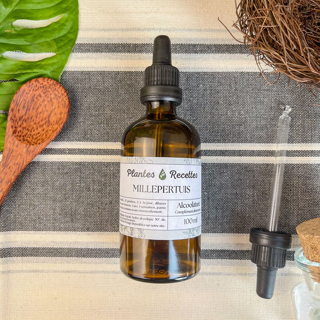 Alcoolature de Millepertuis BIO - Extrait concentré de sommités fleuries