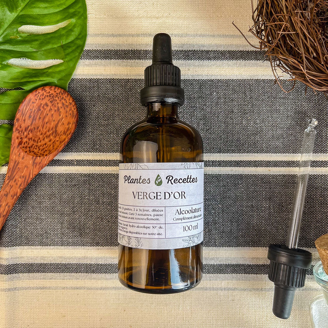 Alcoolature de Verge d'Or BIO - Extrait concentré de sommités fleuries