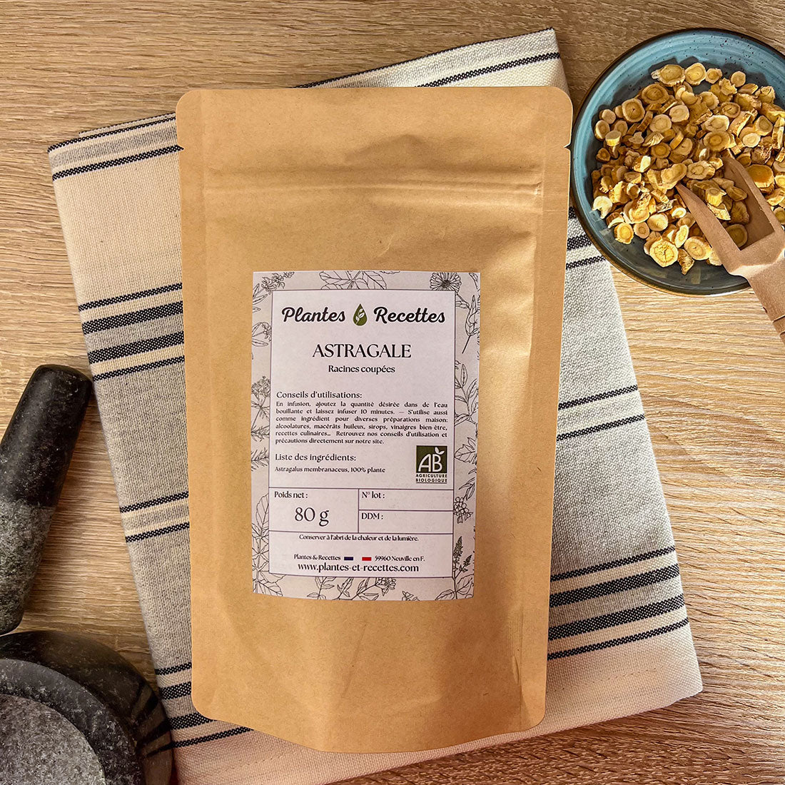 Astragale Bio en vrac – Racines pour soutien immunitaire et vitalité