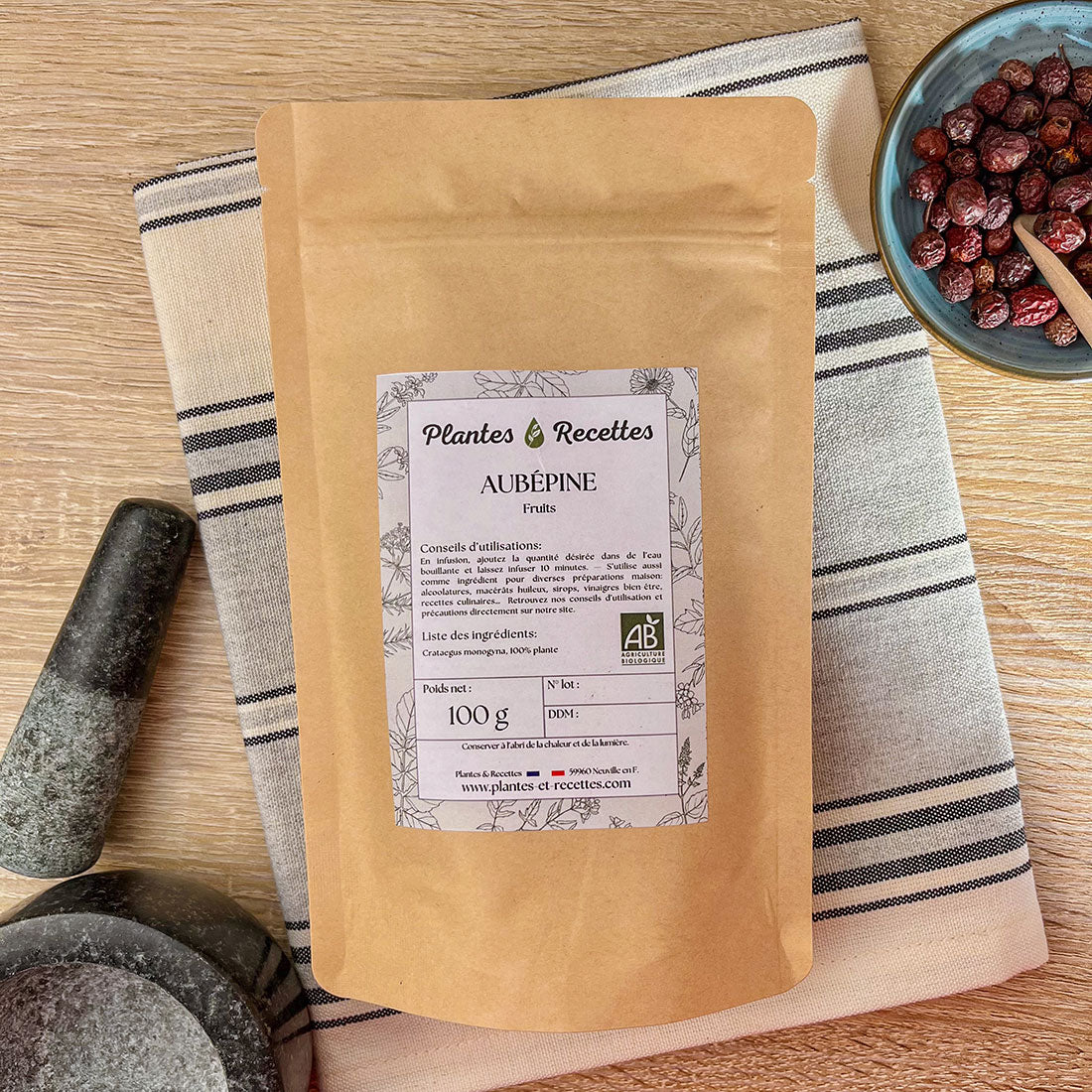 Aubépine Bio en vrac – Fruits aux vertus cardio-vasculaires