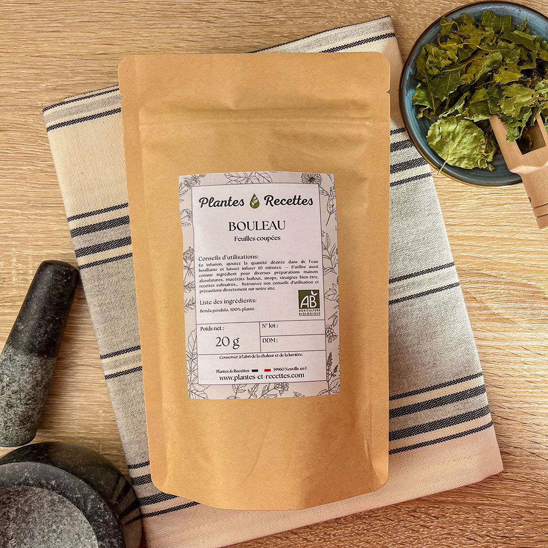 Bouleau Bio en vrac – Feuilles aux vertus purifiantes