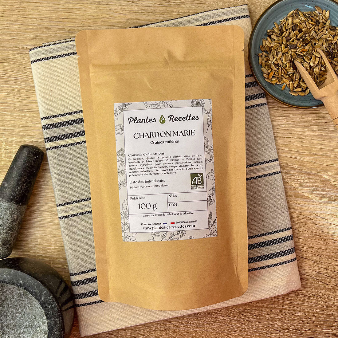Chardon Marie Bio en vrac – Graines aux vertus protectrices