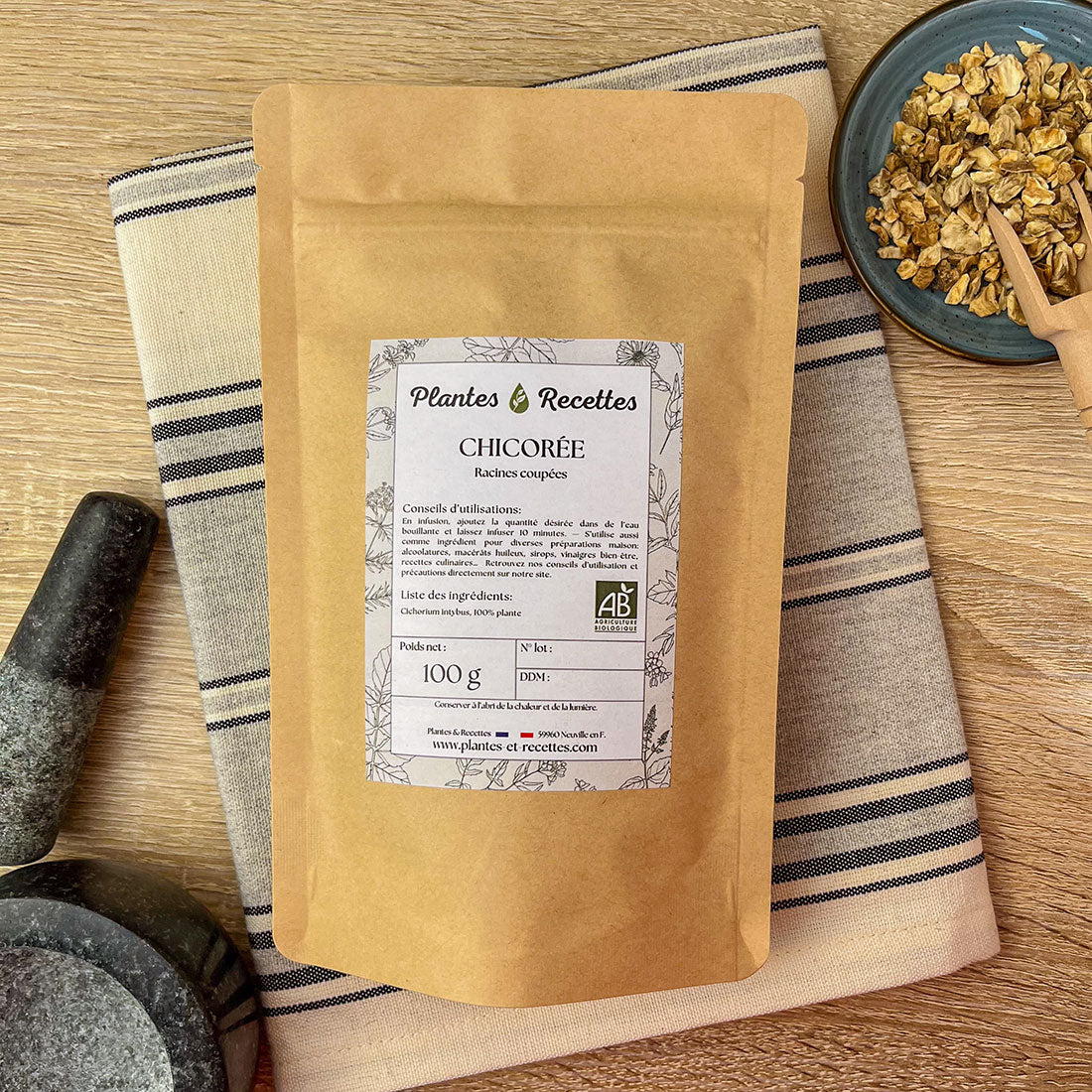 Chicorée Bio en vrac – Racines aux vertus digestives et bien-être