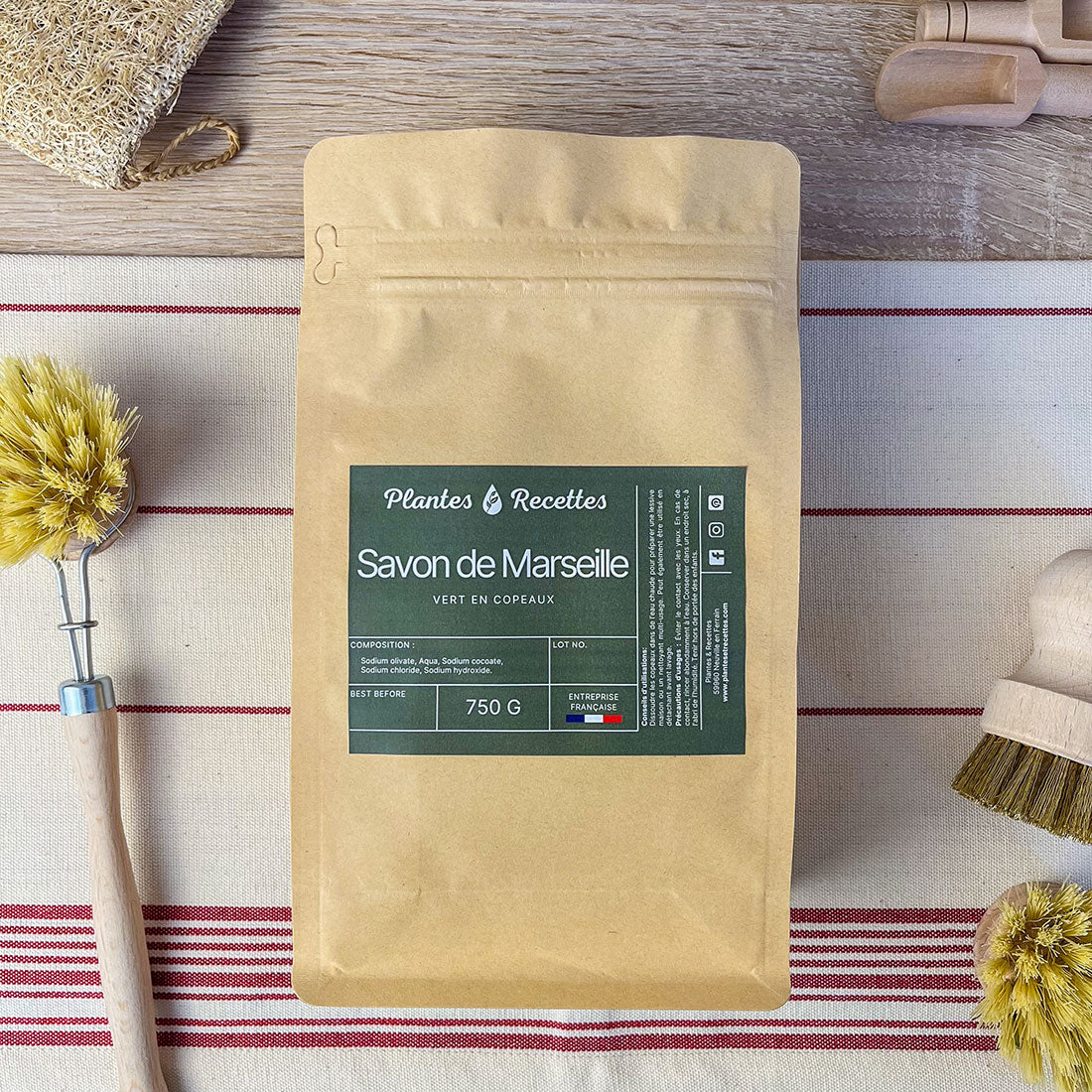 Copeaux de savon de Marseille vert – Nettoyage naturel & lessive maison