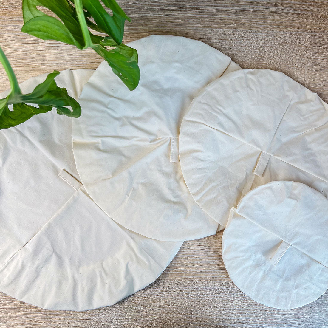 Couvercle en Coton Bio 15 cm - Protection naturelle pour bols et bocaux