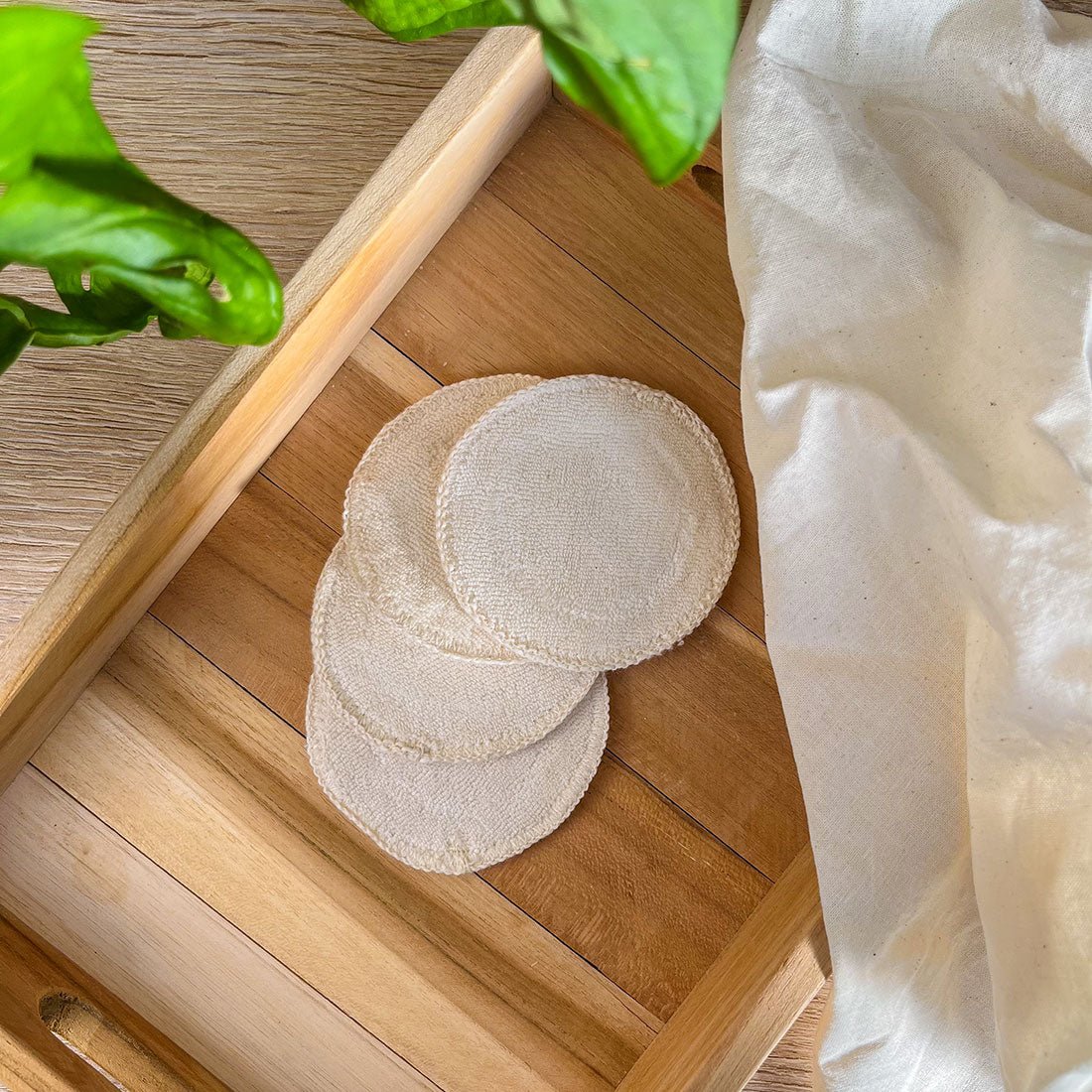 Disque à Démaquiller en Coton Bio - Accessoire de Beauté Doux et Réutilisable