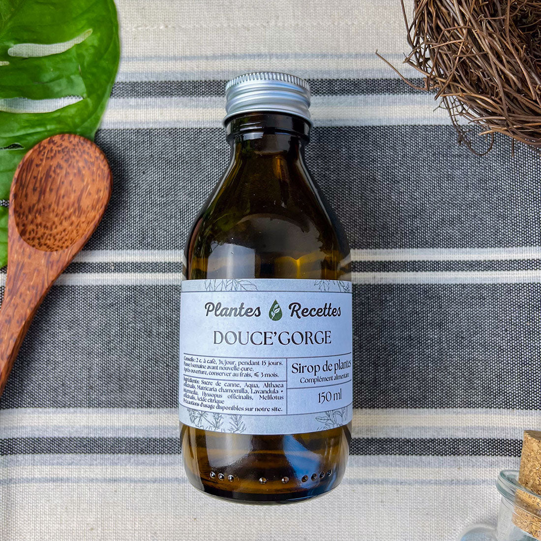 Douce’Gorge - Sirop artisanal infusé – Plantes & Recettes