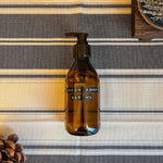 Flacon pompe en verre ambré 250ml – Idéal pour savons et cosmétiques maison