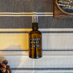 Flacon spray en verre ambré 100ml avec vaporisateur fin