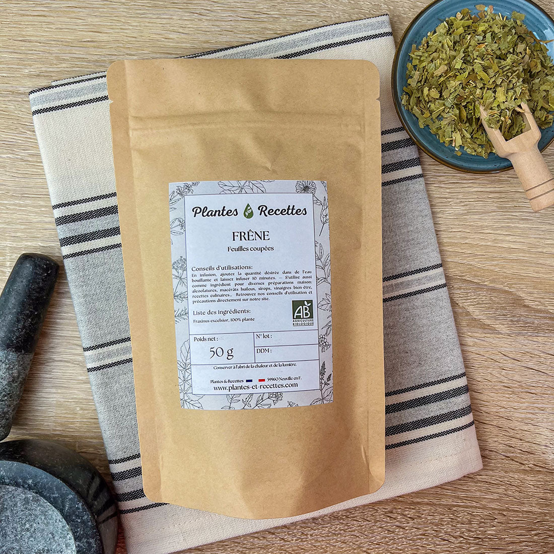 Frêne Bio en vrac – Feuilles pour soutien digestif et soin cutané