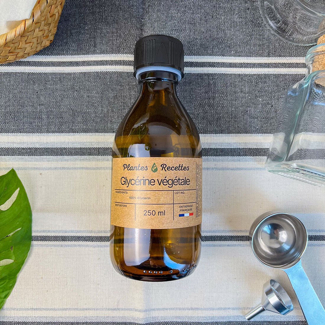 Glycérine Végétale BIO 250ml - Ingrédient doux et polyvalent