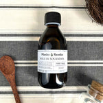 Huile de tournesol bio en bouteille de verre ambré de 250ml pour cosmétique et herboristerie - Plantes et Recettes