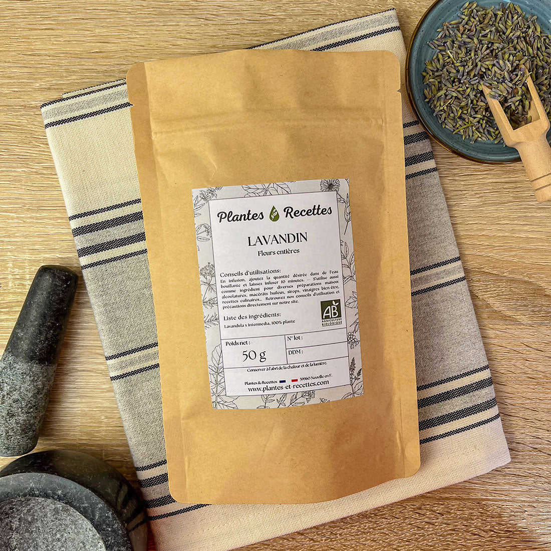 Lavandin Bio en vrac – Fleurs entières aux vertus apaisantes