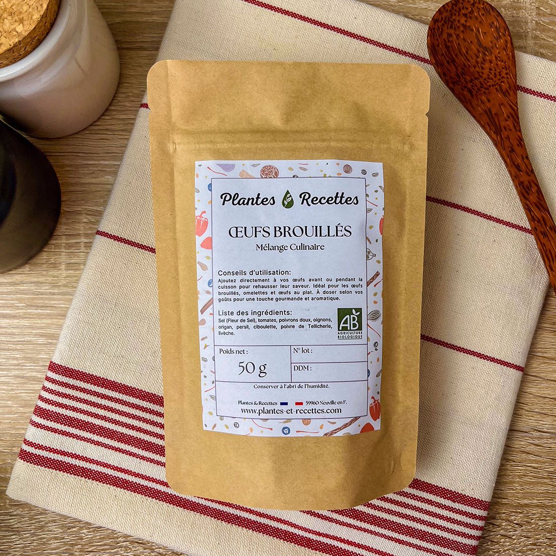 Mélange Culinaire BIO - Herbes et épices pour sublimer vos œufs brouillés