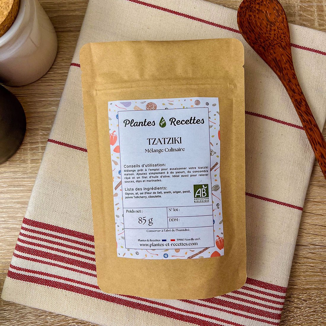 Mélange Culinaire BIO - Herbes et épices pour un tzatziki authentique
