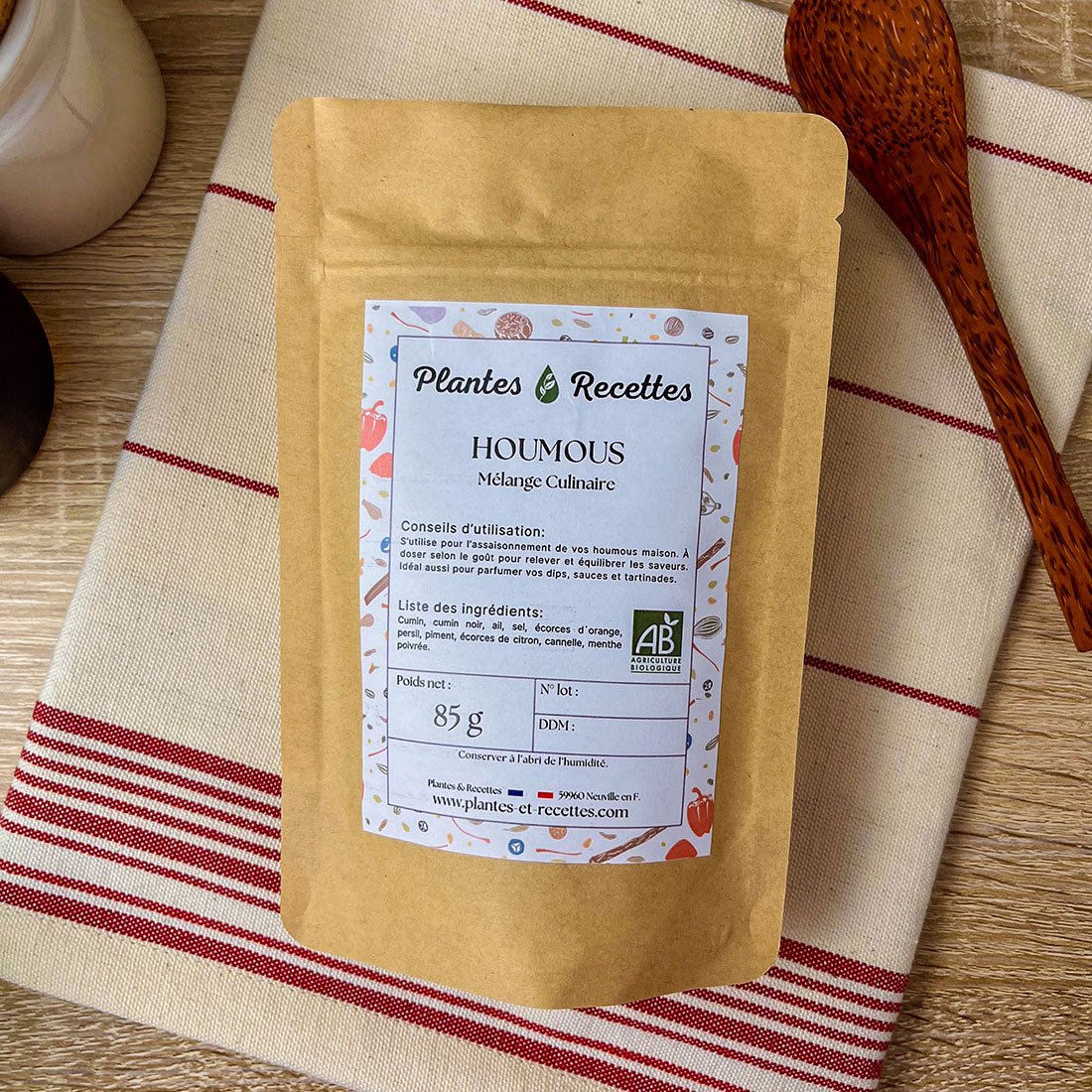 Mélange Culinaire BIO - Épices et herbes pour houmous savoureux