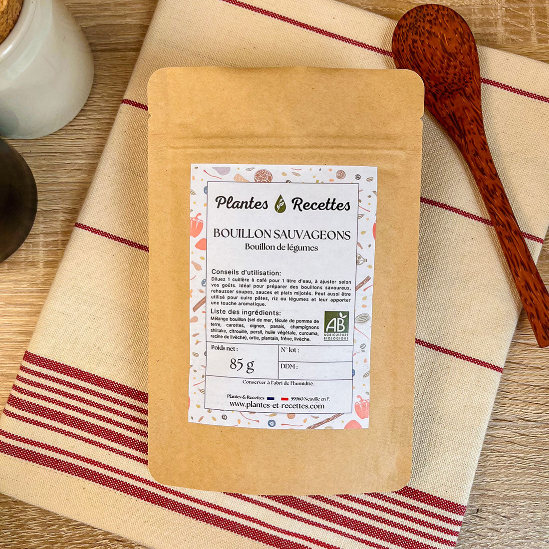 Mélange pour Bouillon BIO - Saveurs Sauvages et Aromatiques pour Cuisine Maison