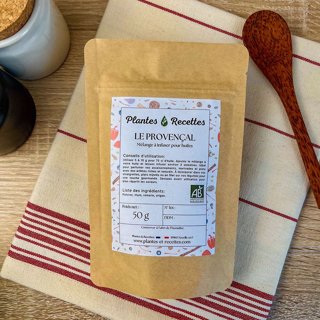 Mélange Le Provençal pour huile infusée – Saveurs méditerranéennes et herbacées