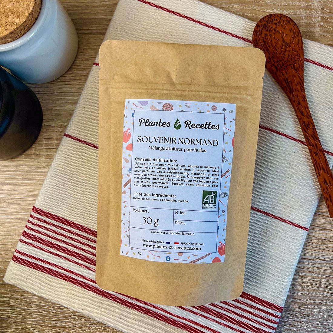 Mélange Souvenir Normand pour huile infusée maison – Plantes aromatiques bio