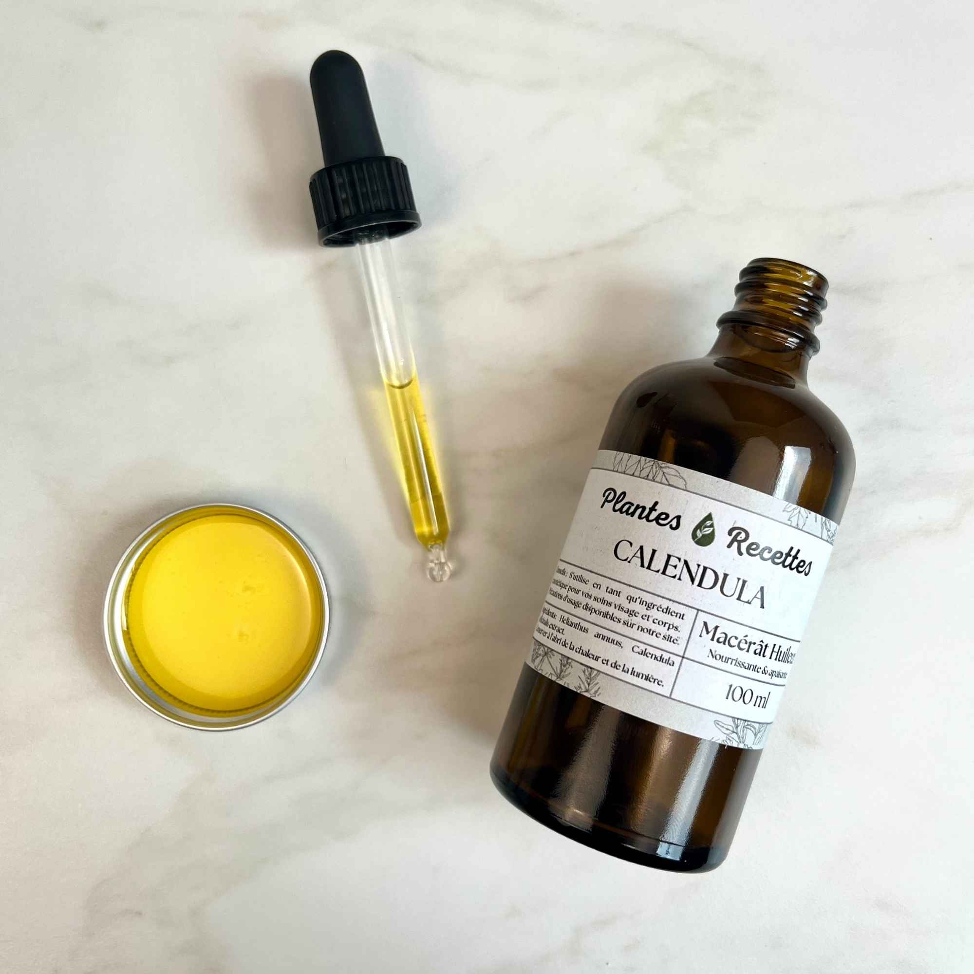 Macérat huileux de Calendula – Huile de Calendula 100ml
