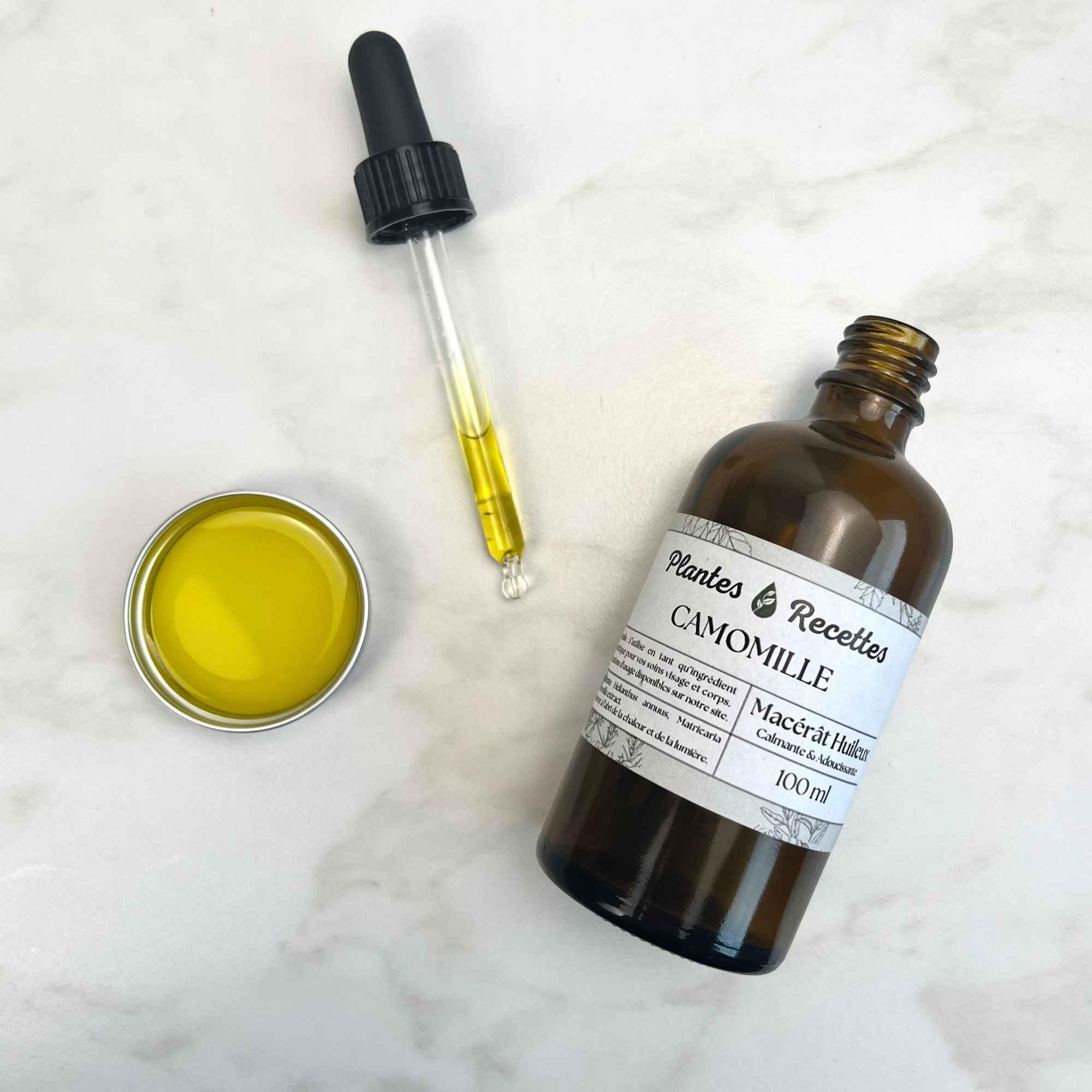 Huile de Camomille BIO - Macérât huileux 100ml