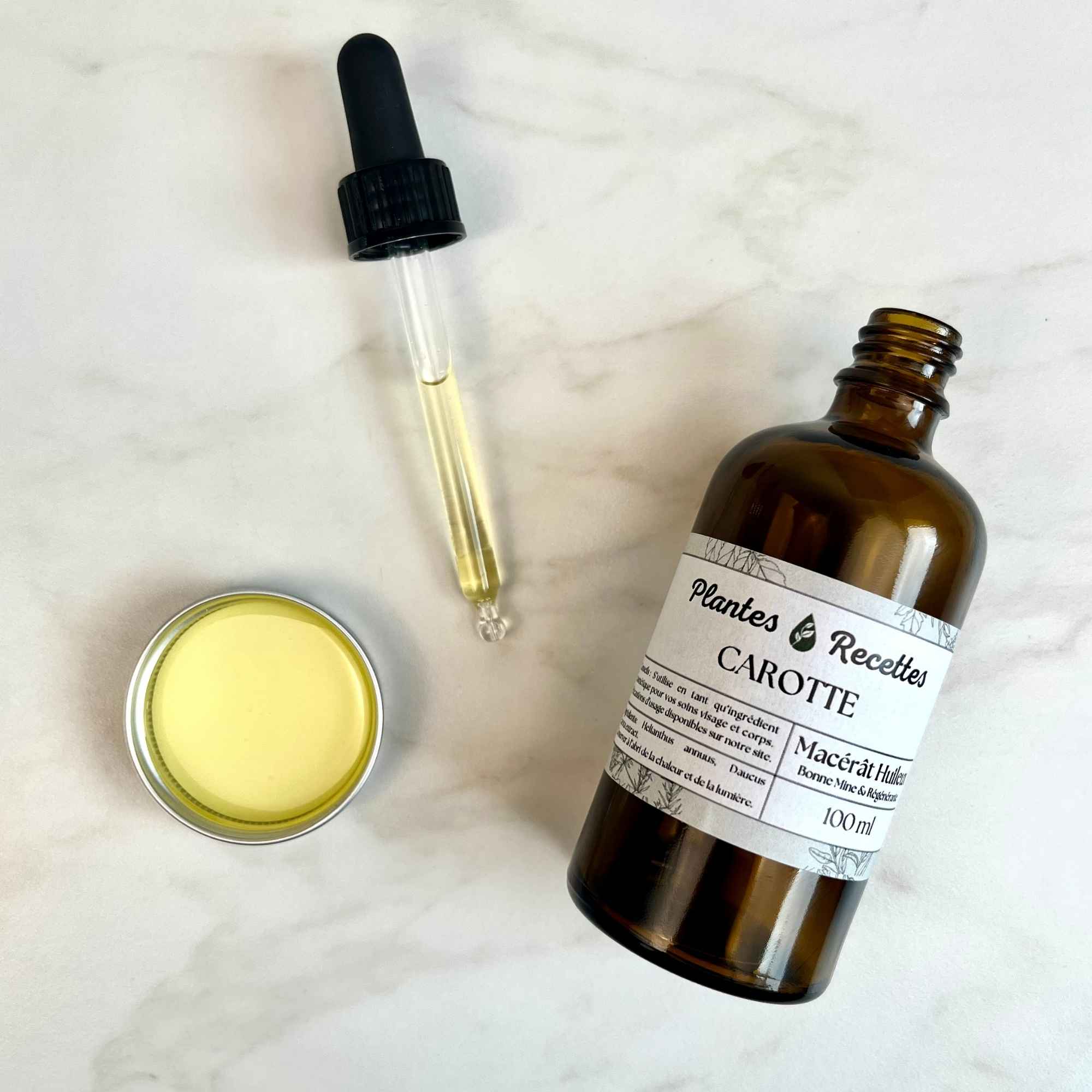 Huile de Carotte BIO - Macérât huileux 100ml
