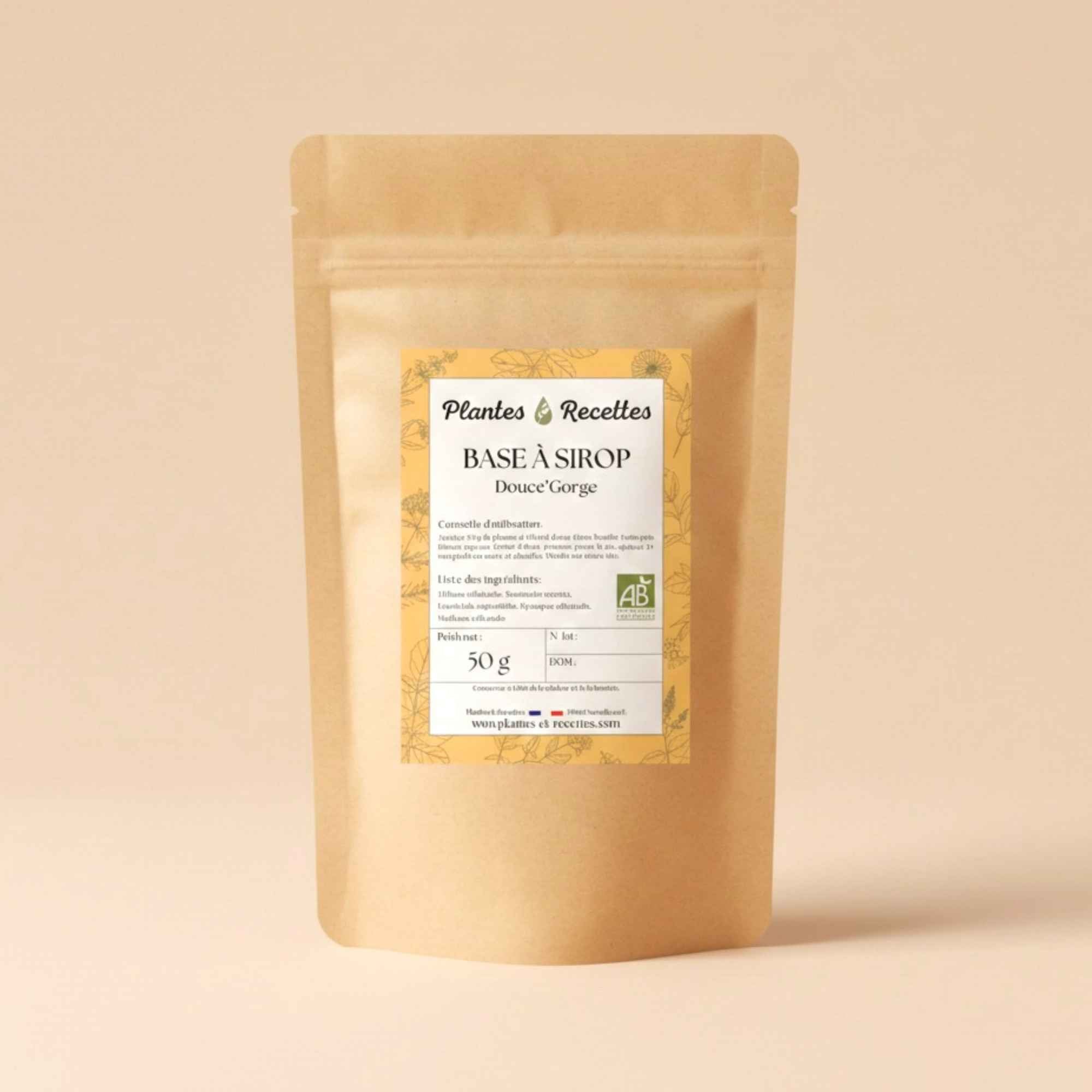 Mélange de plantes Douce’Gorge pour fabriquer un sirop maison aux plantes