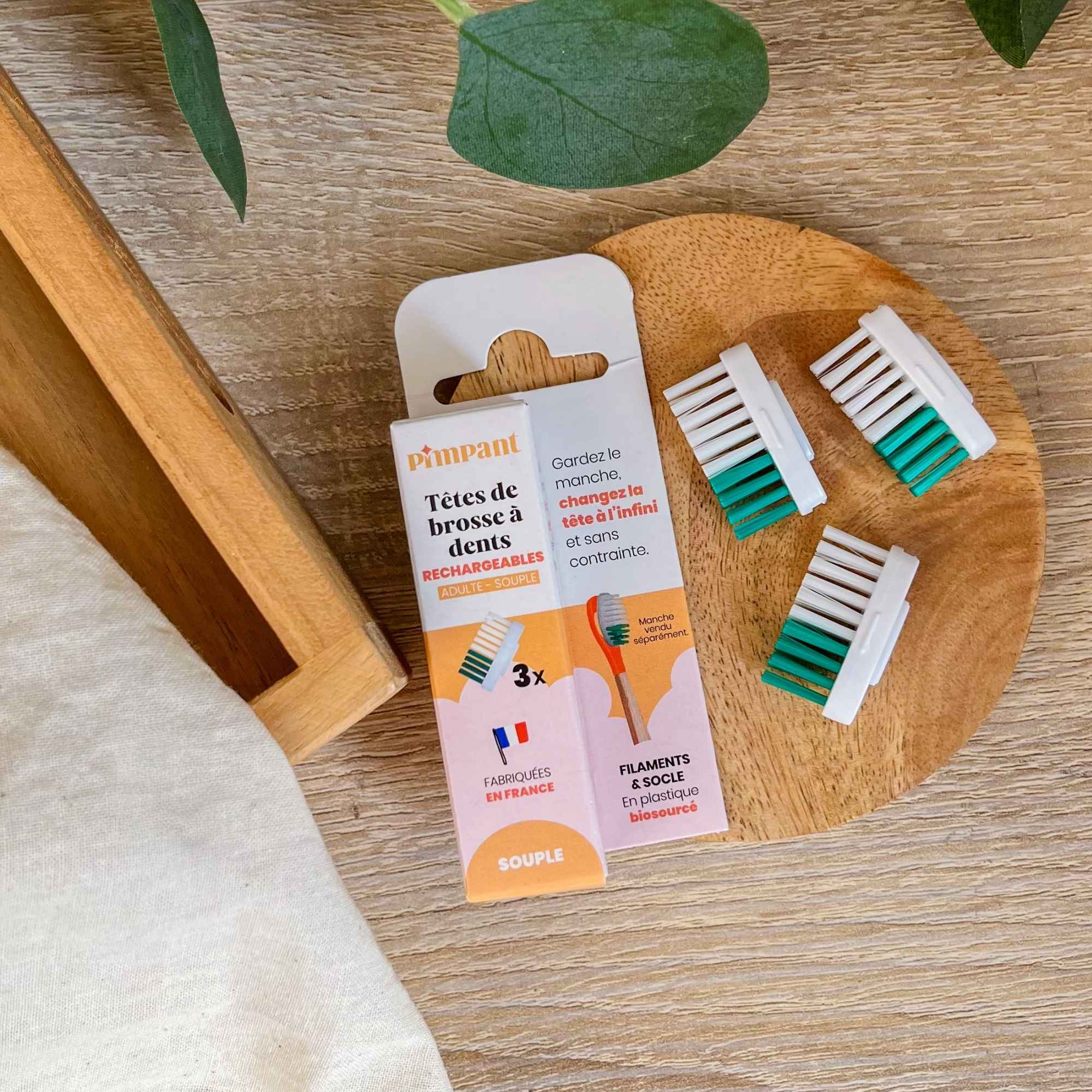 Recharge de tête pour brosse à dents Pimpant.